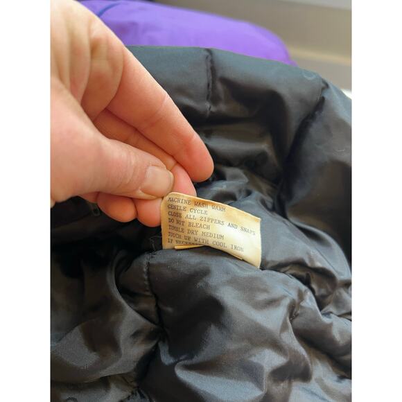 Vintage Grand Targhee women’s purple medium ski coat jacket apres gaper quilted - Picture 8 of 11